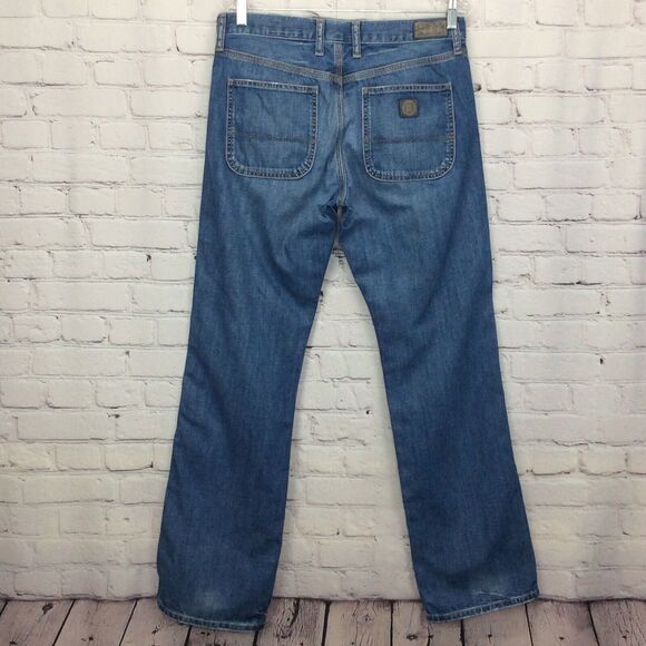 Lucky Brand Jeans Women's Sz 32x32 Logger Bootcut Button Fly Pedestrian Crossing - Picture 12 of 12